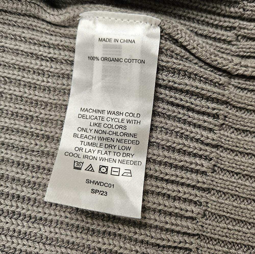 Quince Gray Women's Cardigan Sweater - Picture 8 of 10